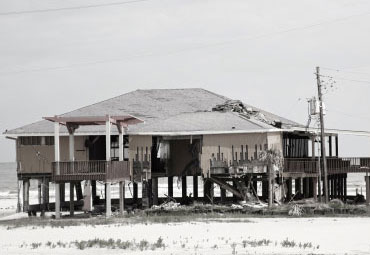 wind damage - spray foam can help prevent uplift to Fort Lauderdale roofs